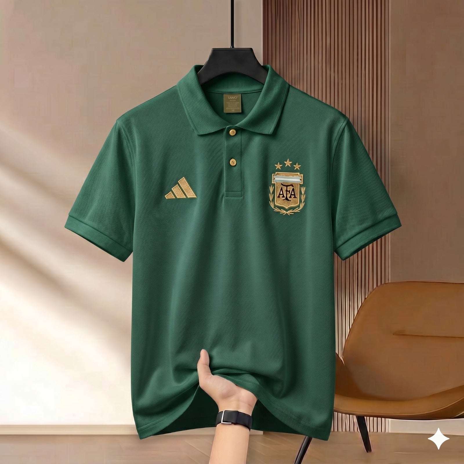 Highdency Rubber Print Polo Shirt