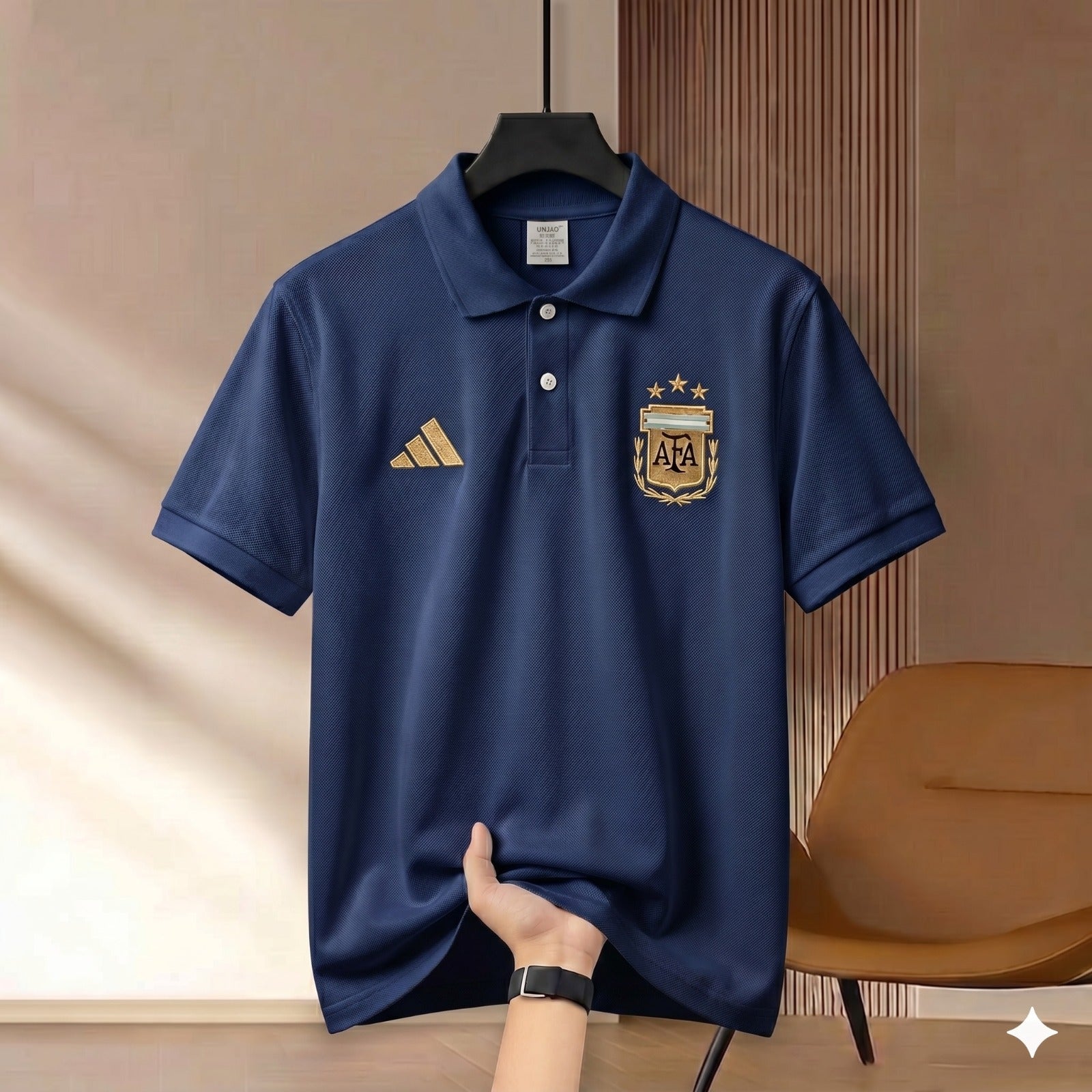 Highdency Rubber Print Polo Shirt