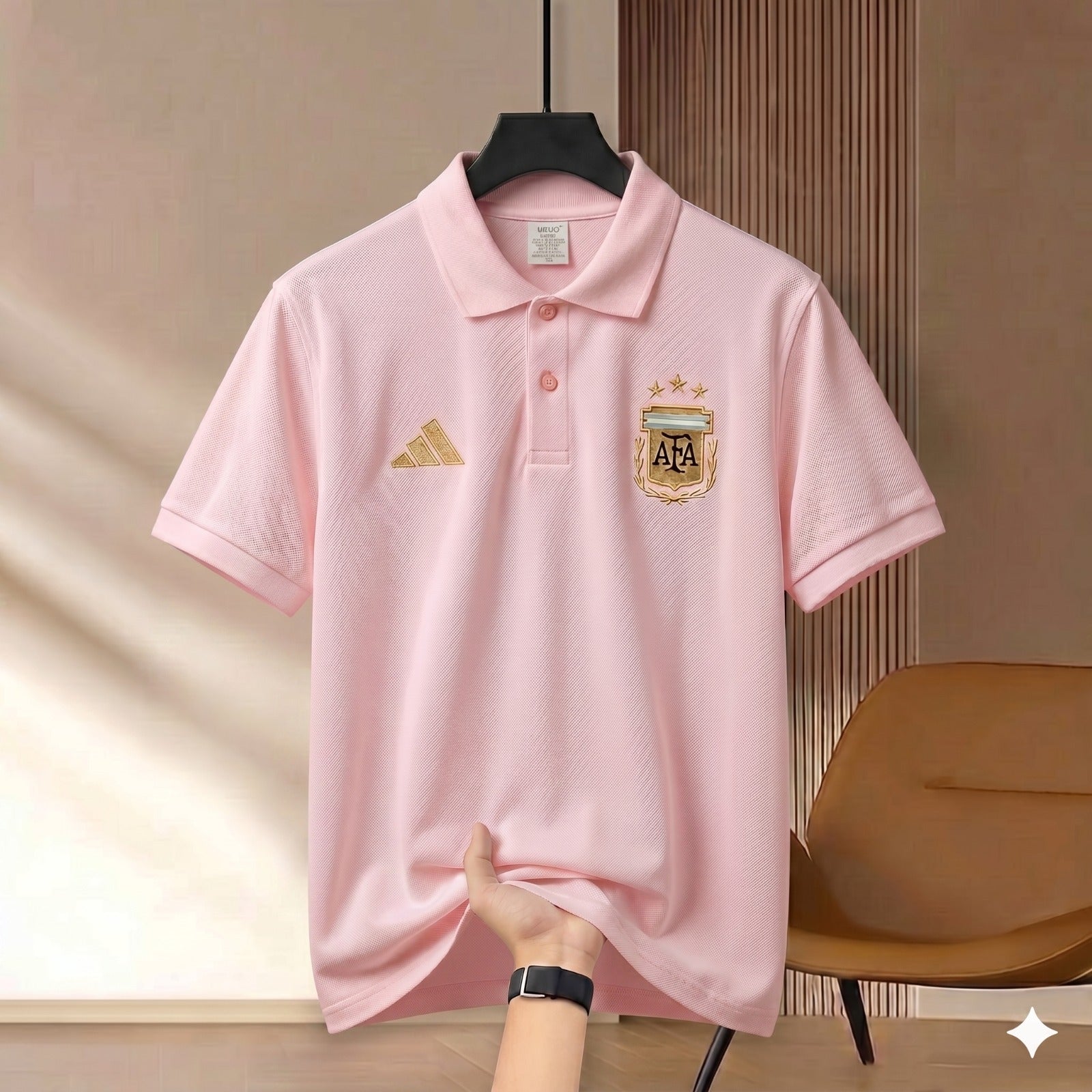 Highdency Rubber Print Polo Shirt