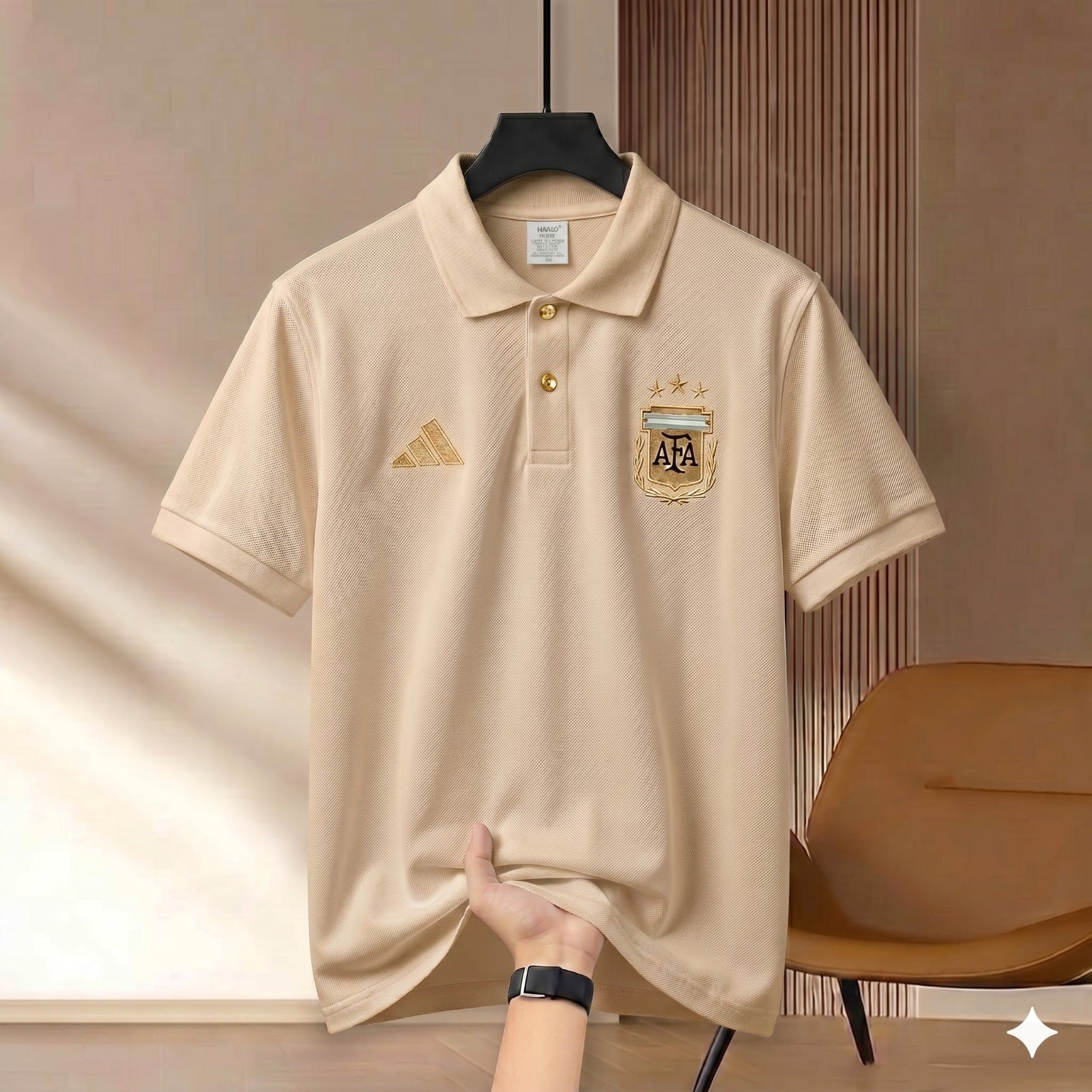 Highdency Rubber Print Polo Shirt