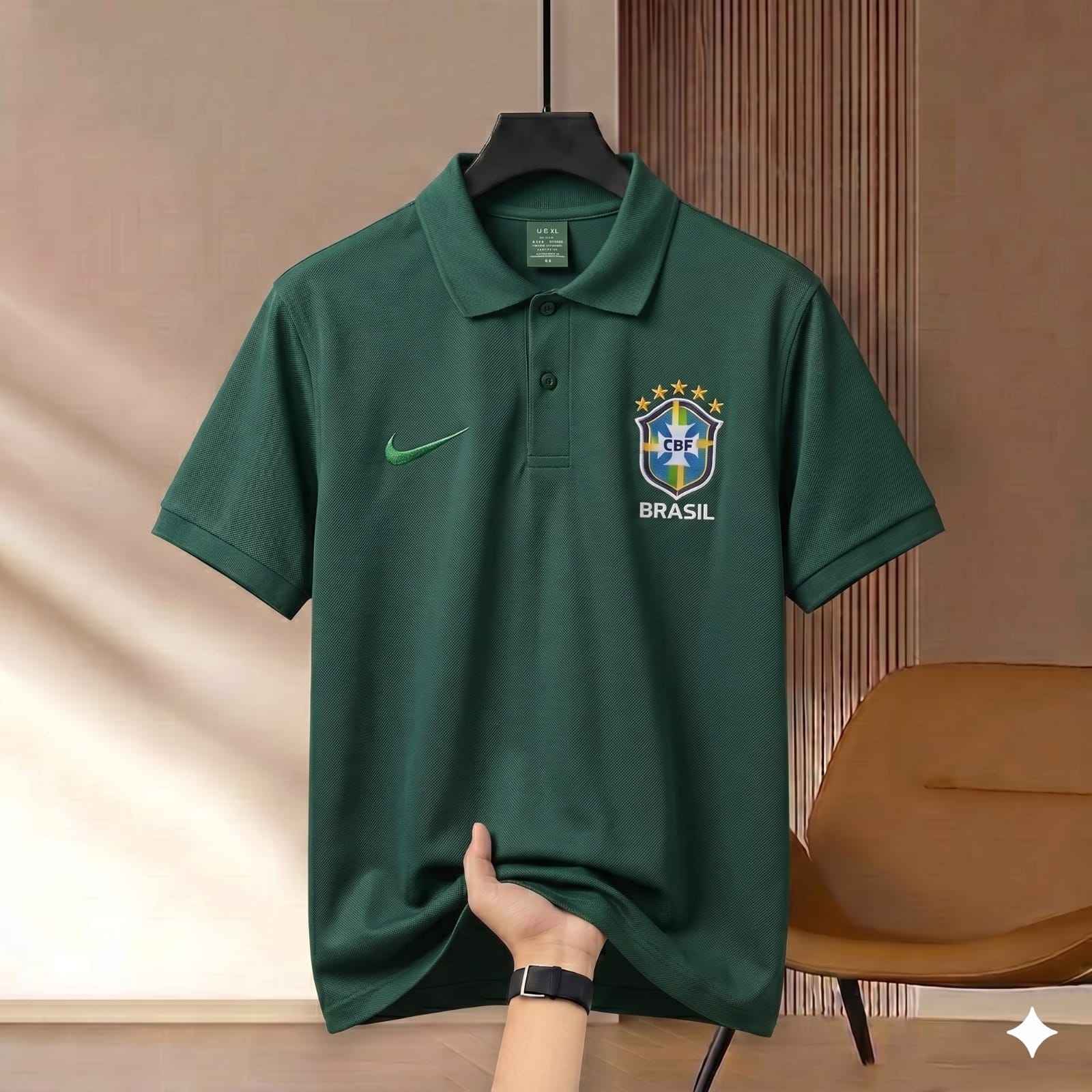 Highdency Rubber Print Polo Shirt
