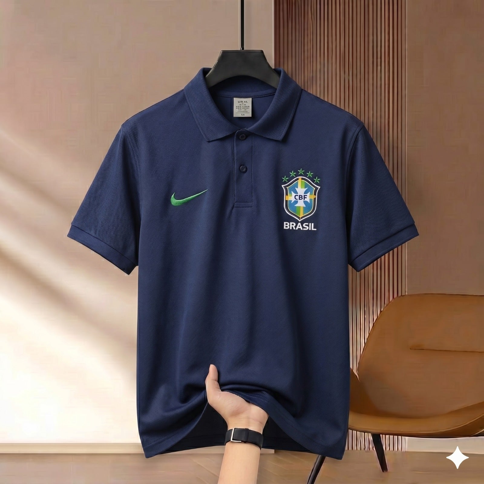 Highdency Rubber Print Polo Shirt
