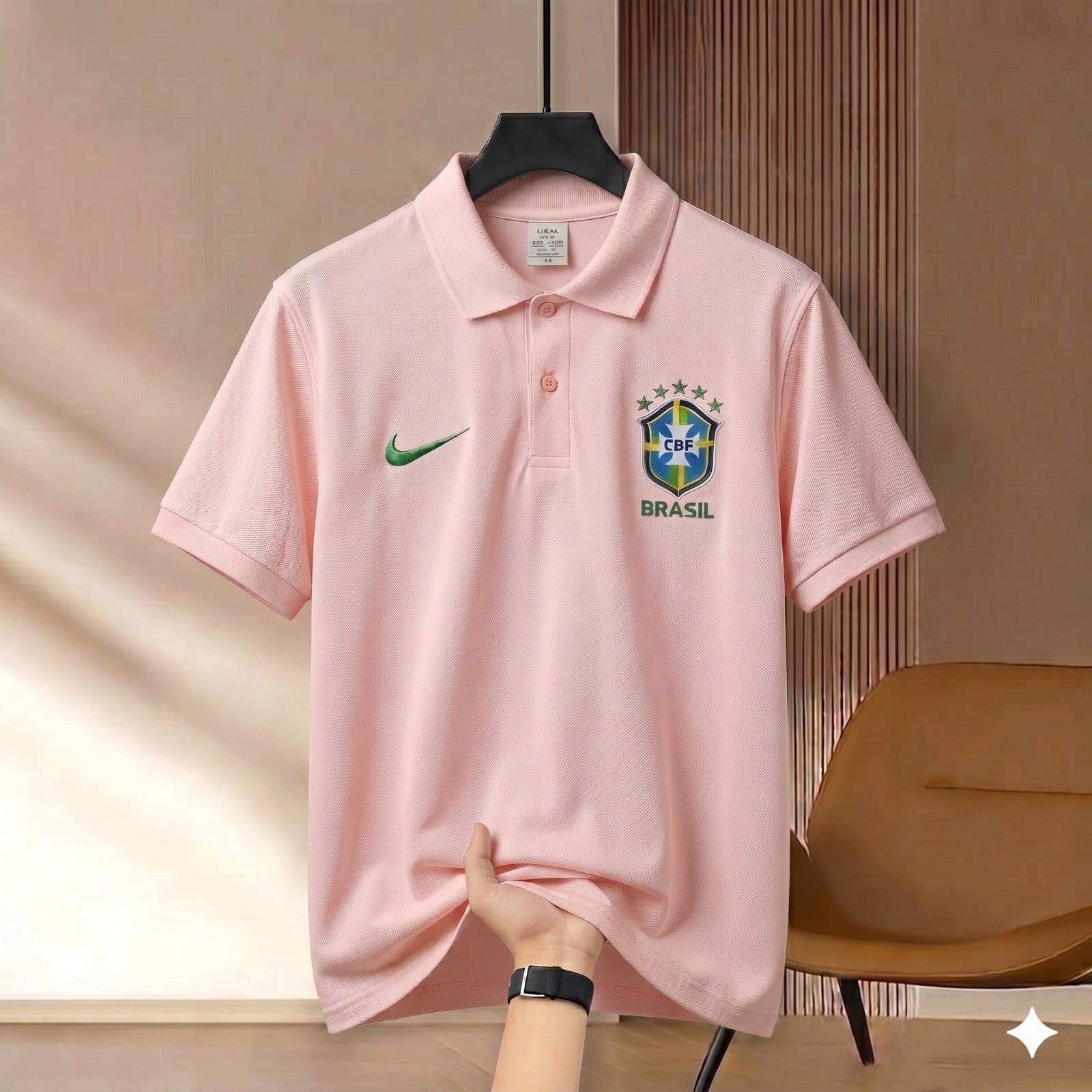 Highdency Rubber Print Polo Shirt