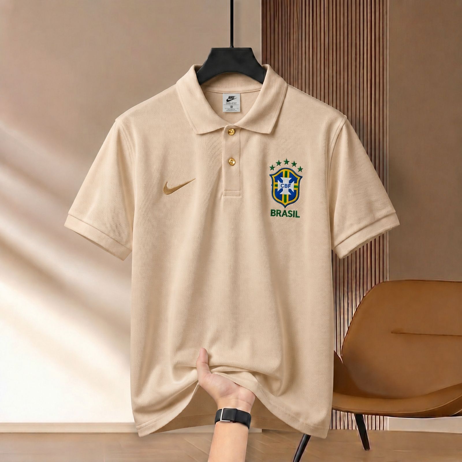 Highdency Rubber Print Polo Shirt