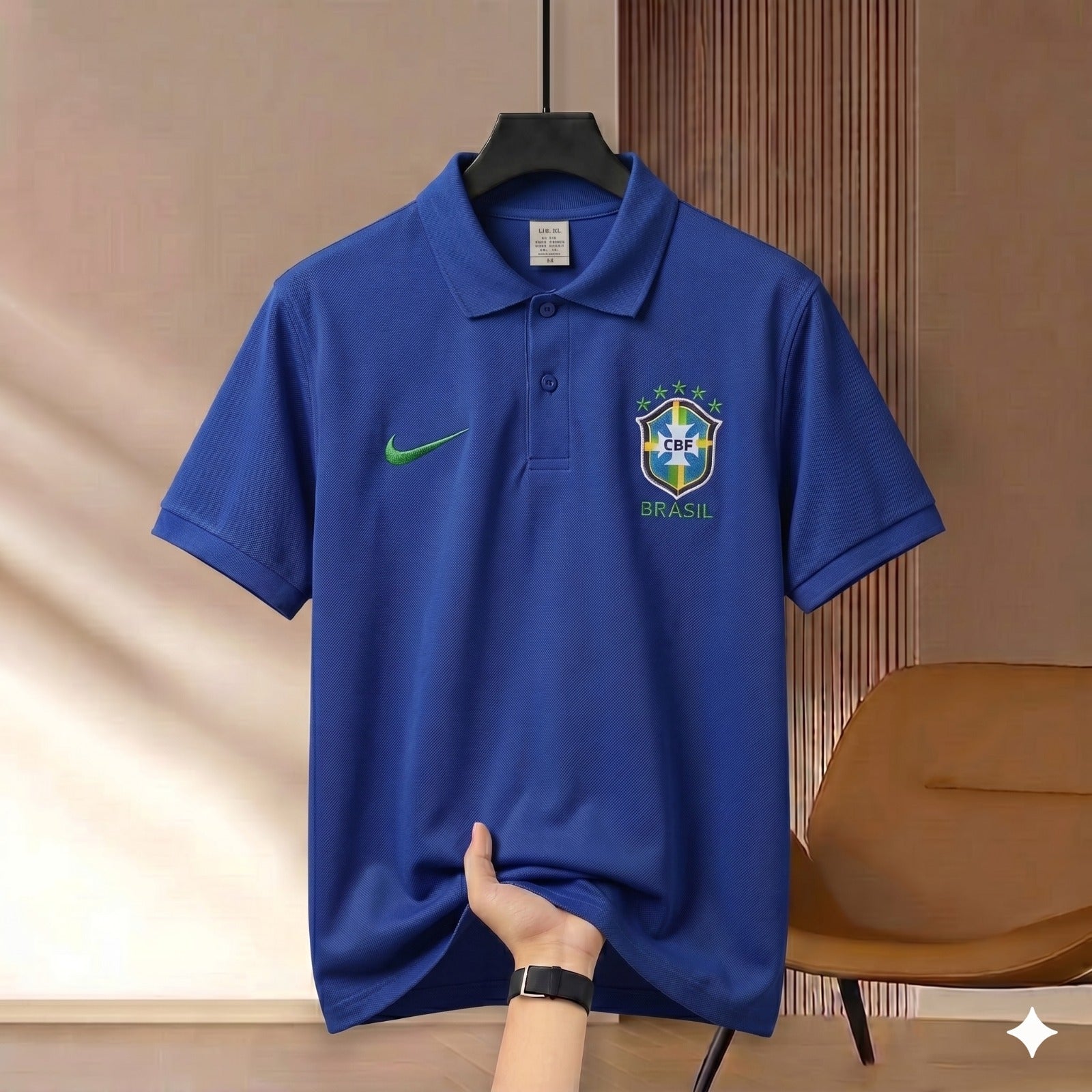 Highdency Rubber Print Polo Shirt
