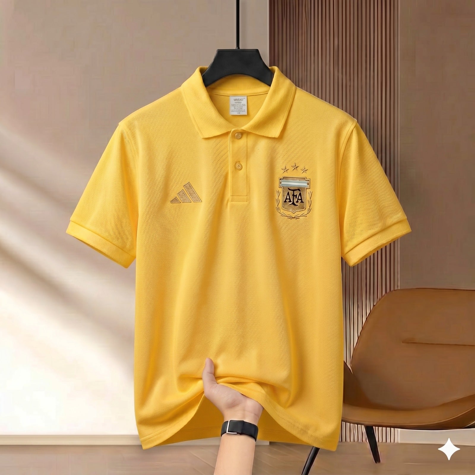 Highdency Rubber Print Polo Shirt